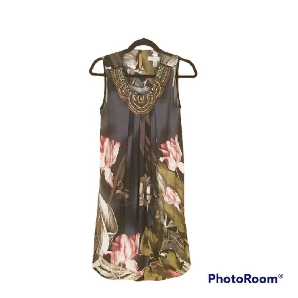 Woman dress, 4, tropical, floral